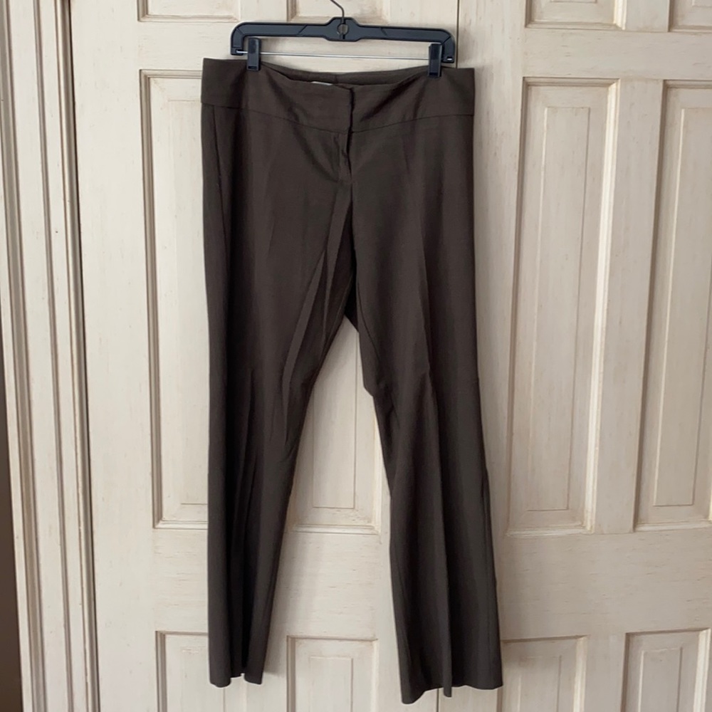 Kenneth Cole brown straight leg trousers